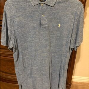 Ralph Lauren Blue Polo Shirt Classic Design